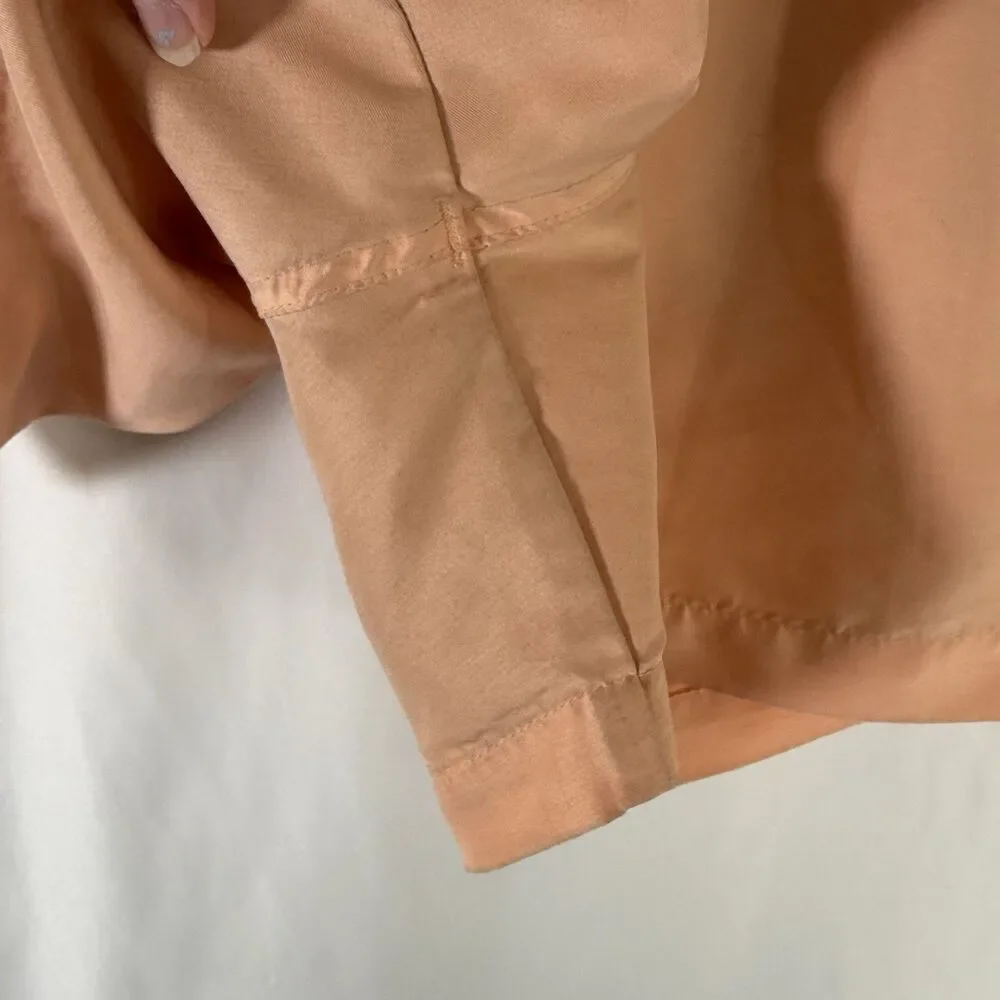 Chubbies Shorts Men's XL Cream Orange Drawstring Pull On Pockets Unlined